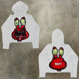 Men's Hoodie Y2K Original Hip-Hop Cartoon Graphic Print Pullover Fashion Leisure Loose Sports Shirt
