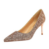 Zingj Sexy Nightclub Show Thin High Heels Women's Shoes With High Heels Fashion