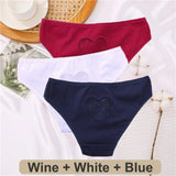 Cotton G-String Seamless Thong Women Transparent Heart Low Waist Panties Ladies Underwear Panty Comfortable