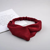 Women Girls Summer Bohemian Hair Bands Print Headbands Vintage Cross Turban Bandage Bandanas Hairbands Hair