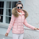 2023 Autumn And Winter New Women's Cotton Coat Short Big Wool Korean Version Of Large Size Women's Cotton Padded Jacket-Outfit