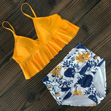 Bikinis Women Swimsuit 2021 Summer Beachwear Bathing Suits Swim Wear Padded Push up Swimwear Halter Top Bikini