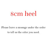 Women Pumps for Wedding Pointed Toe Sexy High Heels Shoes 8 cm 10 cm 12 cm Stilettos Green Pinkycolor plus size RM002