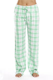 Classic Plaid Home Casual Trousers Loose