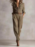 Women's Autumn Women's Classic Vintage Workwear