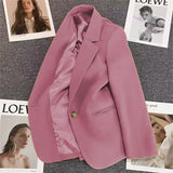 Zingj 2024 The New Green Suit Jacket Female Net Red Fashion Versatile Spring And Autumn Temperament Small