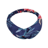 Women Girls Summer Bohemian Hair Bands Print Headbands Vintage Cross Turban Bandage Bandanas Hairbands Hair