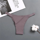 Panties Thong Pantys Underwear Women's Panties Cotton Briefs Female Underpants Solid Color Intimates Lingerie for