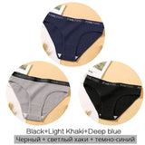 Women's Cotton Briefs Women's Panties Sexy Female Underpants Solid Color Panty Intimates Women Underwear M-2XL