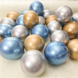 5/10/12inch Glossy Metal Pearl Latex Balloons Thick Chrome Metallic Colors helium Air Balls Globos Birthday Party