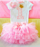 Cotton Baby Girl First 1st Birthday Party Tutu Dresses for Vestidos Infantil Princess Clothes 1 Year Girls Children's