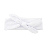 New Baby Nylon Headband Soft Rabbit Bowknot Turban Hair Bands for Children Girls Elastic Headwrap Hair