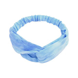 Women Girls Summer Bohemian Hair Bands Print Headbands Vintage Cross Turban Bandage Bandanas Hairbands Hair