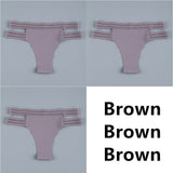 Sexy Women Panties Seamless G-String Panties Set Lingerie Hollow Soft Briefs Low Rise Thong Breathable Female Underwear