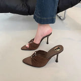 Fine And Retro British Wind Sandals Summer New Small Man Showing High Anti-Slip And Shallow Mouth High-Heeled
