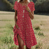 Hot Selling Literary And Art National Wind Round Collar Long