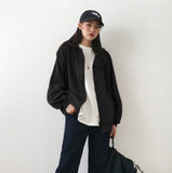 Vintage Oversized Women Hoodies Harajuku Aesthetic Zip Up Hooded Sweatshirt Top Long Sleeve E Girl Clothes Casual