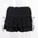 Summer New Hot Girls Sexy Slim Side Waist Tie Half Skirt Women's Fashionable