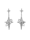 Galactic Star Charm Earrings-Outfit