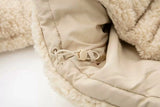 Fur Fleece Puffer Cropped Coat- Outfit