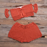 Queens Bikini 2021 Hollow Out Hand Weaving Women Knitted Tassel Sexy Swimsuit Swimwear Biquini Summer Swim