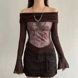 Butterfly Ruched Off Shoulder