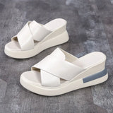 Zingj Platform Heel Sandals Women Wear 2023 After Empty A Word Buckle Sandals Large Size High Heel Sandals Women- Outfit