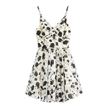 Lace Mini Dress Women Lace Japanese Sweet Lolita Dress Kawaii Party Mini Dresses Female Sexy Spaghetti Strap Dress
