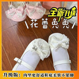 Wind Soft Bottom Mary Jane Leather Shoes 2025 New Word-Button Round Head Sweet Cute Lo