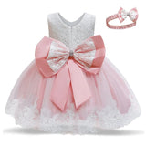 Girls Birthday Dress For Toddlers Christmas Baby Girl Baptism Dresses 1 2 Years Old Birthday Party Vestido
