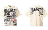 New Chao Brand Men's And Women's T-Shirts Cotton Casual Loose Fitting Summer Short-Sleeved Graphic T-Shirts Short-Sleeved