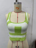 Zingj New Women's Spring And Summer Color Sexy U Collar Sling Small Vest-Outfit