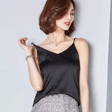Summer Autumn style Imitation Silk Women Blouse Shirt Sexy White Tops Women Blouses Party Girls Blusas Shirts 2020