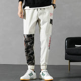New Summer Splicing Men Large Size Casual Pants Camouflage Men Nine-Point Pants Men Trousers M-8Xl Sports Pants