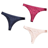 Seamless Thong Panties Sexy Briefs Solid Soft Thin Thongs Women Underwear Panties for Female Ladies Panty G String