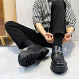 2025 New British Tide Shoes Wedding Shoes One Foot Pedal Set Foot Casual Business Dress Leather Shoes Man