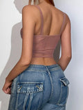 Sheer Mesh Corset Top-Outfit