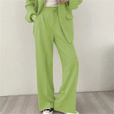 Women's Casual Pants 2025 Suit Fabrics With New Thin Casual Pants Commuting Suit Pants