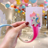 Sweet Colorful Hairpin Lovely Children Girls Hairclip Kids Cute Barrette Cartoon Extension Braider Rainbow Hair