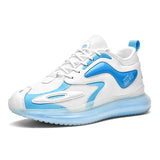 Men Air Cushion Sneakers Rubber Skidproof Outsole Running Shoes Breathable Mesh Male Sports Jogging Shoes Zapatillas