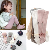 Yrs Children Cotton Baby Girls Pantyhose Spring Autumn Winter Bowknot TightsKids Infant Knitted Collant