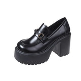 2025 New Waterproof Platform High Heels Women Thick With Versatile Black Sexy Runway Show Cheongsam Professional Women's Singles