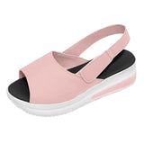 Women's Sandals Fashion Casual Peep Toe Platforms Wedges Beach Sandals Sport Shoes Anti Slip Fashion Sandales