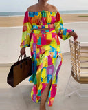 Autumn Fashion Casual Shoulder-Strapped Holiday Dress Two-Piece