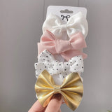2021 New Leopard Print Hair Clips For Cute Girls BB Boutique Hairpins Bowknot Barrettes Headwear Kids Hair