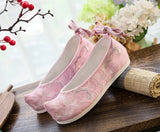 Zingj Shoes Hanfu Shoes Head Cloud Head Head Shoes Inside The Ancient Costume Flat Embroidered Cloth