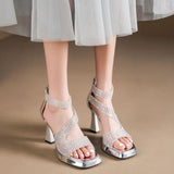 Zingj New French Diamond Sandal Bag With A Comfortable Commuting