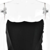 Satin Corset Maxi Dress-Outfit