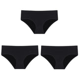 3PCS/Set Women's Panties Cotton Underwear Solid Color Briefs Girls Low-Rise Soft Panty Women Underpants Female