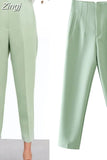 Women Pants High waist Pants Black White Pink Casual Trousers Woman Summer Fashion Trouser Funky Streetwear